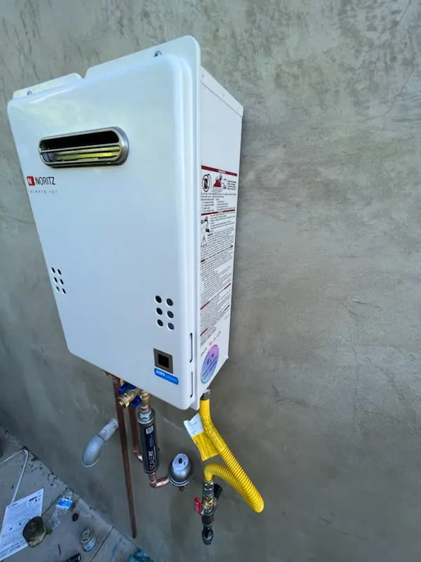 Tankless water heater installation for Apalache homes